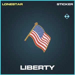 Liberty Rare Sticker Call of Duty Modern Warfare