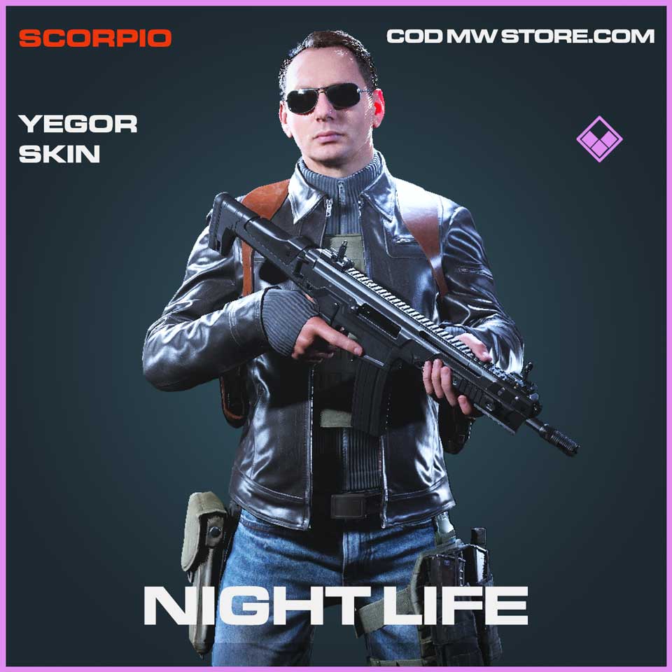 Night Life Epic Yegor Skin Call of Duty Modern Warfare Item.