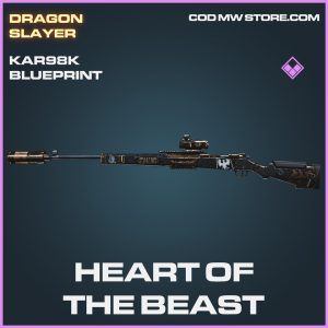 heart of the beast kar98k skin blueprint epic call of duty modern warfare item