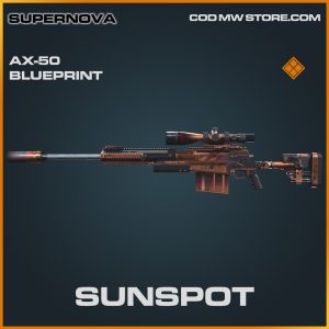 Sunspot AX-50 skin legendary call of duty modern warfare item