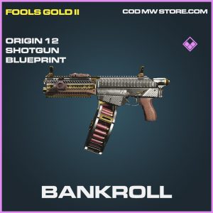 Bankroll Origin 12 shotgun skin epic blueprint call of duty modern warfare warzone item