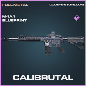 Calibrutal M4A1 skin epic blueprint call of duty modern warfare warzone item