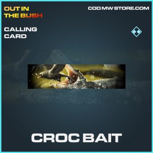 Croc Bait calling card rare call of duty modern warfare warzone item