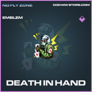 Death in hand emblem epci call of duty modern warfare warzone item