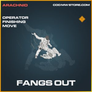 Fangs out operator finishing move legendary call of duty modern warfare warzone item