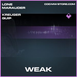 Weak Kreuger Quip epic call of duty modern warfare warzone item