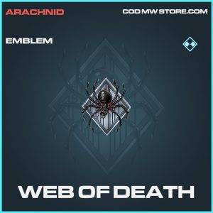 Web of death emblem rare call of duty modern warfare warzone item