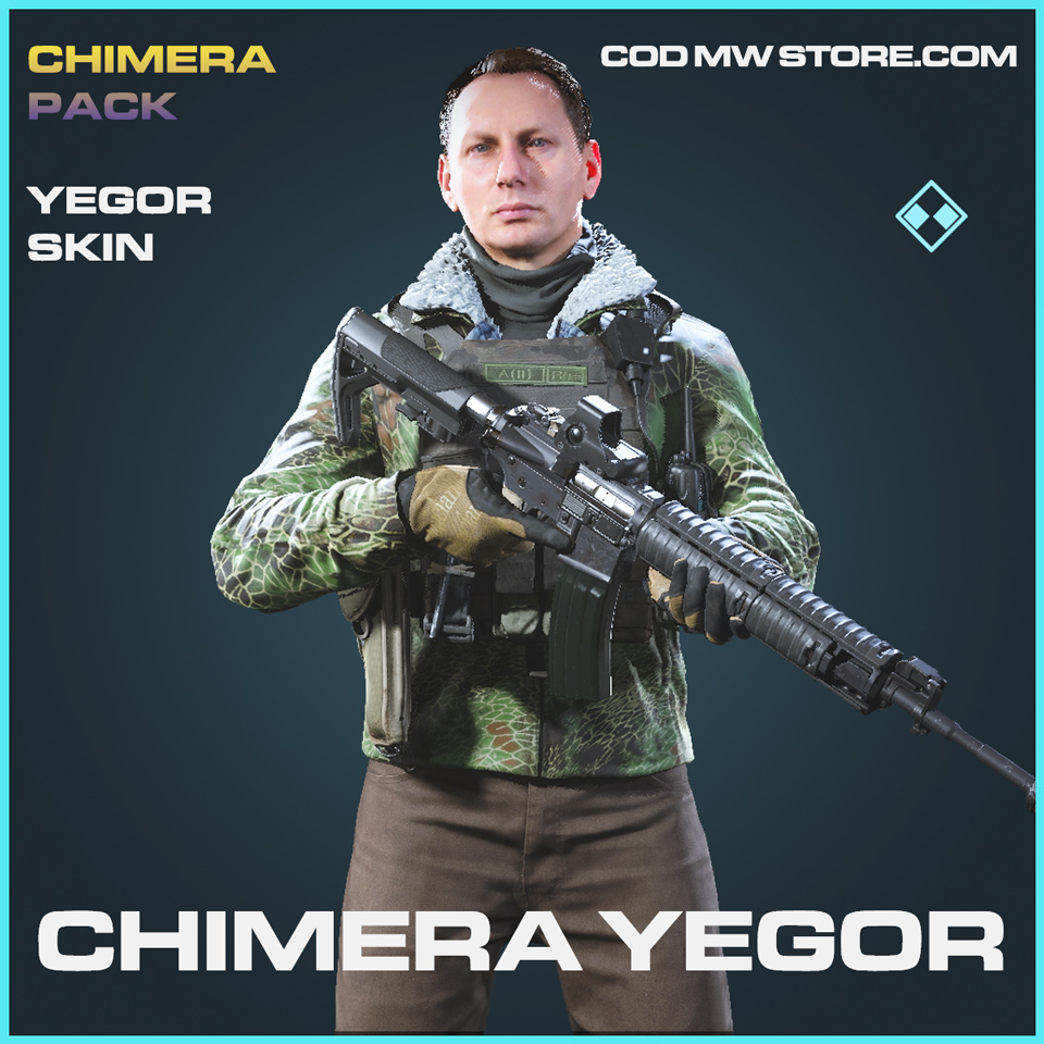 Chimera yegor skin rare call of duty modern warfare warzone item.