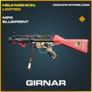 Girnar MP5 skin legendary blueprint call of duty modern warfare warzone item