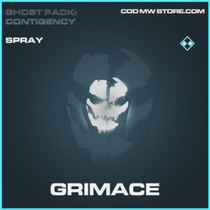 Grimace spray rare call of duty modern warfare warzone item