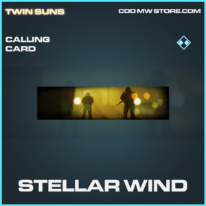 Stellar Wind calling card rare call of duty modern warfare warzone item