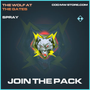 Join the pack spray rare call of duty modern warfare warzone item