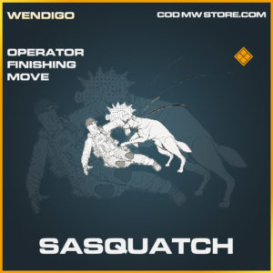 Sasquatch Operator finishing move legendary call of duty modern warfare warzone item