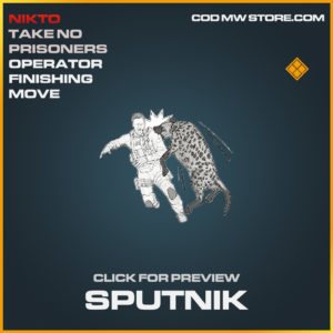 Sputnik Operator Finishing Move legendary call of duty modern warfare warzone item