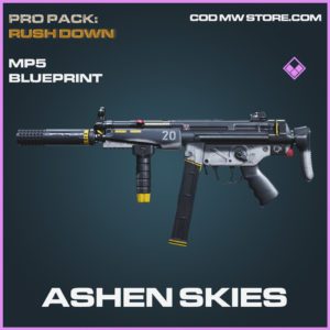 Ashen Skies MP5 Skin epic blueprint call of duty modern warfare warzone item