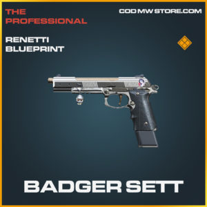 Badger Sett renetti skin legendary blueprint call of duty modern warfare warzone item