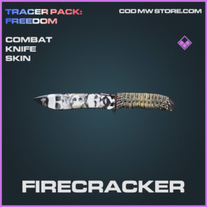 Firecracker combat knife epic skin call of duty modern warfare warzone item