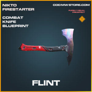 Flint Combat Knife skin legendary blueprint call of duty modern warfare warzone item
