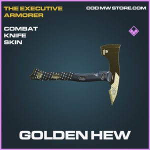 Golden Hew combat knife epic call of duty modern warfare warzone item
