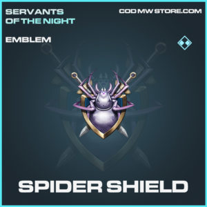 Spider Shield emblem rare call of duty modern warfare warzone item