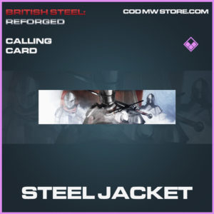 Steel Jacket calling card epic call of duty modern warfare warzone item