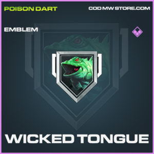 Wicked Tongue emblem epic modern warfare warzone item