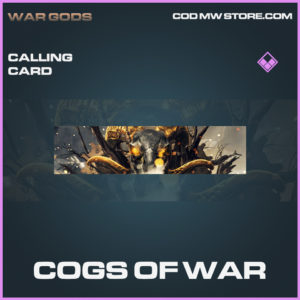 Cogs of War calling card epic call of duty modern warfare warzone item