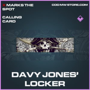 Davy Jones' Locker calling card epic call of duty modern warfare warzone item