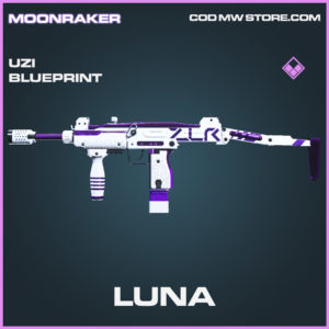 Luna Uzi skin epic blueprint call of duty modern warfare warzone item