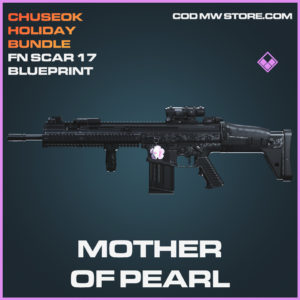 Mother of Pearl FN Scar 17 skin epic blueprint call of duty modern warfare warzone item
