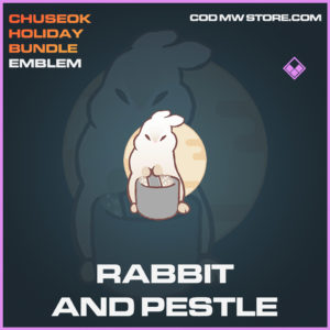 Rabbit and Pestle emblem epic call of duty modern warfare warzone item