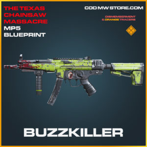 Buzzkiller MP5 skin legendary blueprint call of duty modern warfare warzone item