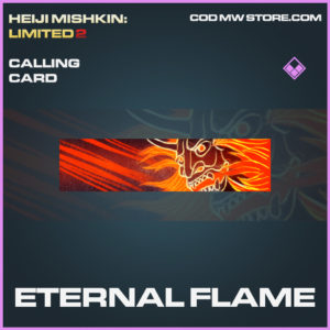 Eternal Flame calling card call of duty modern warfare warzone item