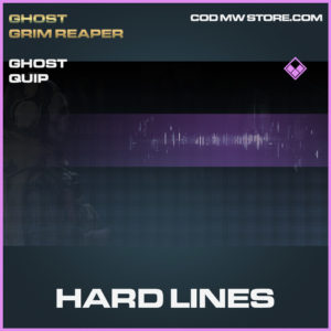 Hard Lines Ghost Quip call of duty modern warfare warzone item