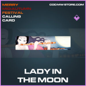 Lady in the moon calling card epic call of duty modern warfare warzone item