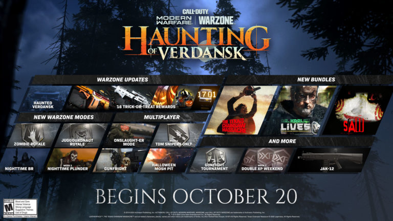The Haunting of Verdansk is Coming to Modern Warfare & Warzone October 20