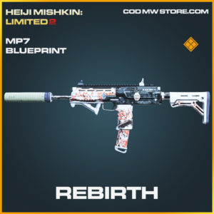 Rebirth MP7 skin legendary blueprint call of duty modern warfare warzone item