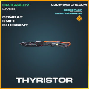 Thyristor combat knife blueprint call of duty modern warfare warzone item