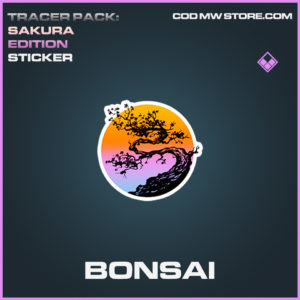 Bonsai sticker epic call of duty modern warfare warzone item
