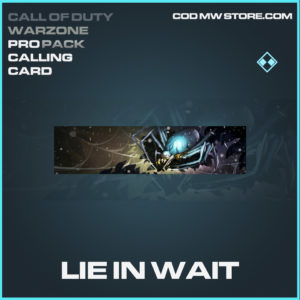 Lie In Wait calling card Call of Duty modern warfare warzone item