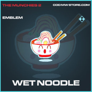 Wet Noodle Emblem rare call of duty modern warfare warzone item