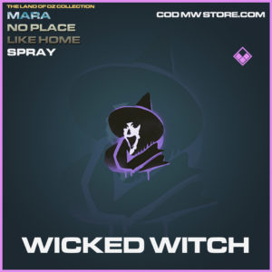Wicked Witch spray call of duty modern warfare warzone item