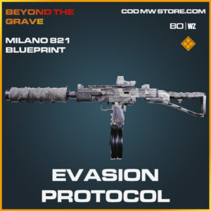 Evasion Protocol Milano 821 skin legendary blueprint in Call of Duty Cold War Black Ops and Warzone