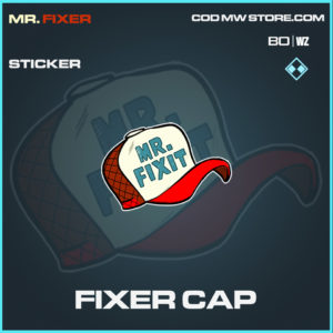 Fixer Cap sticker in Call of Duty Black Ops Cold War and Warzone