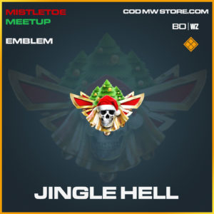 Jingle Hell emblem in Call of Duty Black Ops COld War and Warzone