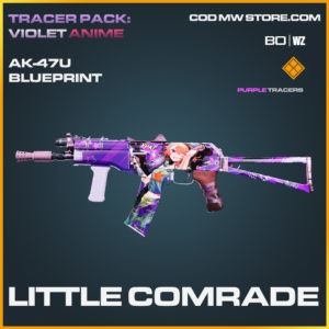 Little Comrade Ak-47u blueprint tracer skin in Call of Duty Black Ops Cold War and Warzone