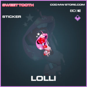 Lolli Sticker in Call of Duty Black Ops Cold War and Warzone