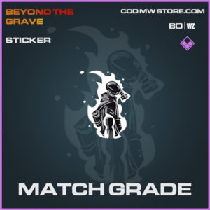 Match Grade Sticker in Call of Duty Cold War Black Ops and Warzone