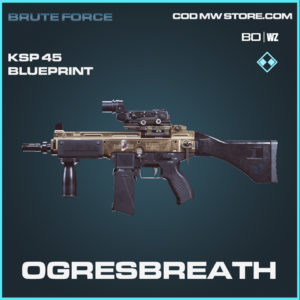 Ogresbreath KSP 45 blueprint skin in Call of Duty Blacks Ops Cold War in Warzone