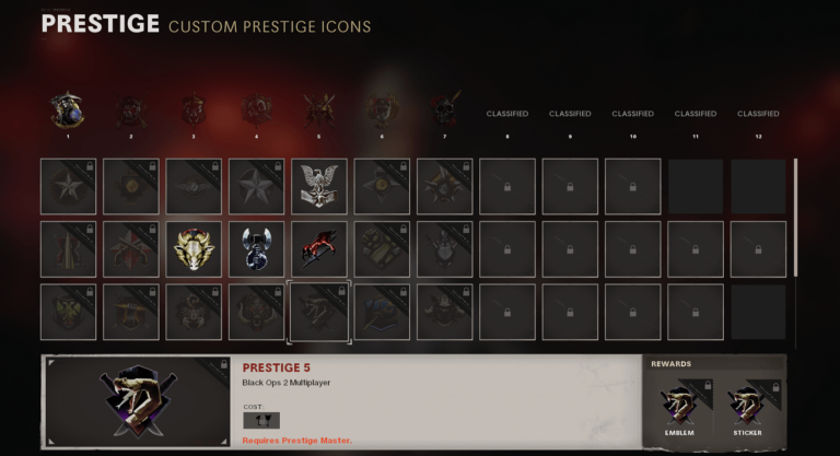 what are prestige keys used for in call of duty cold war